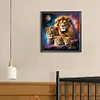 Diamond Painting-DIY Full Round Drill Color Lion(40*40 CM)