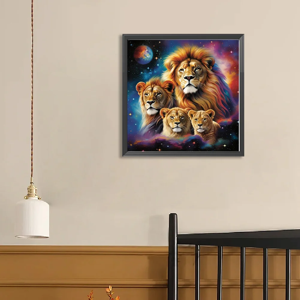 Diamond Painting - Full Round Drill - Lion(Canvas|40*40cm)