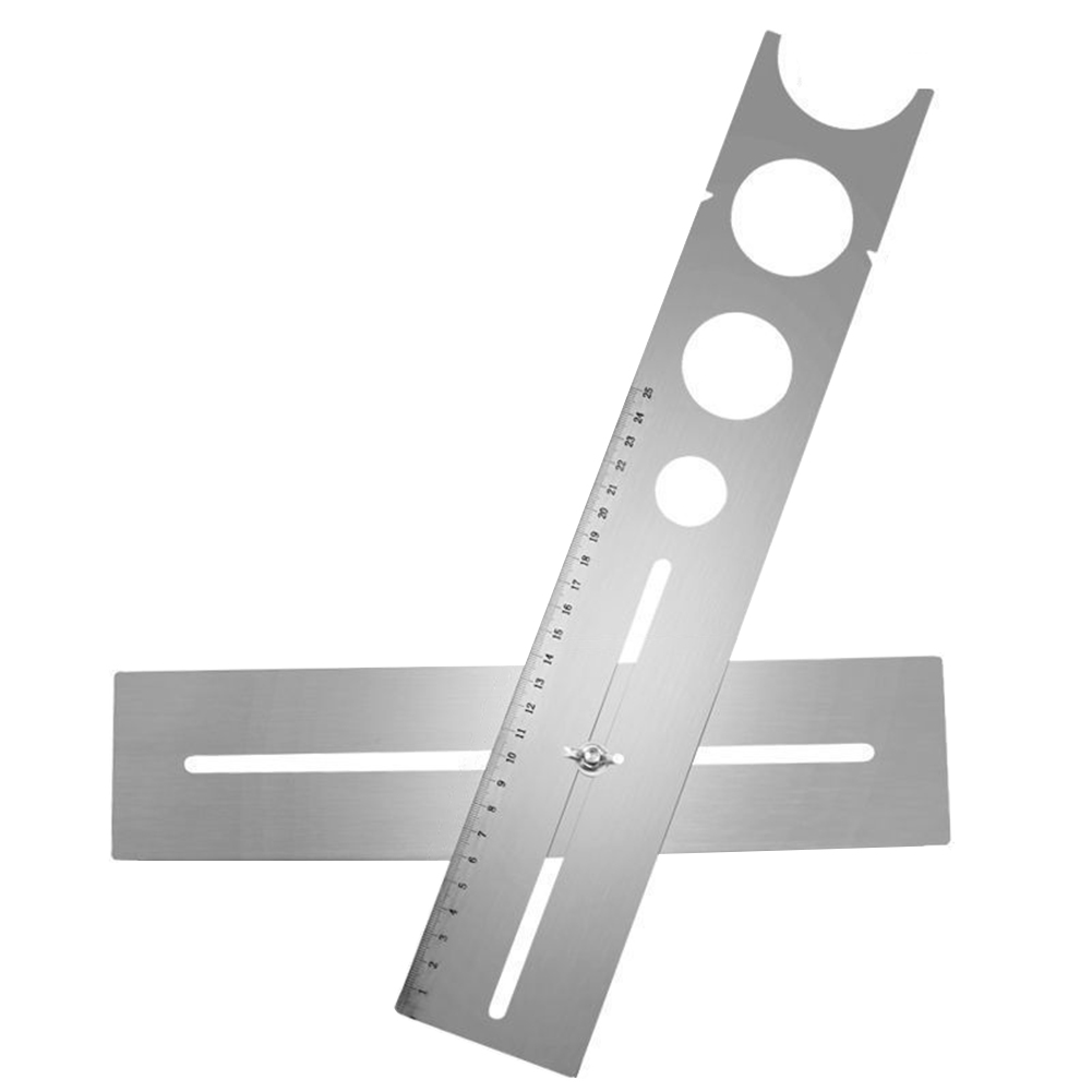 

Ceramic Tile Hole Locator Ruler Adjustable Puncher Cutter Tile Drill Opener, 501 Original