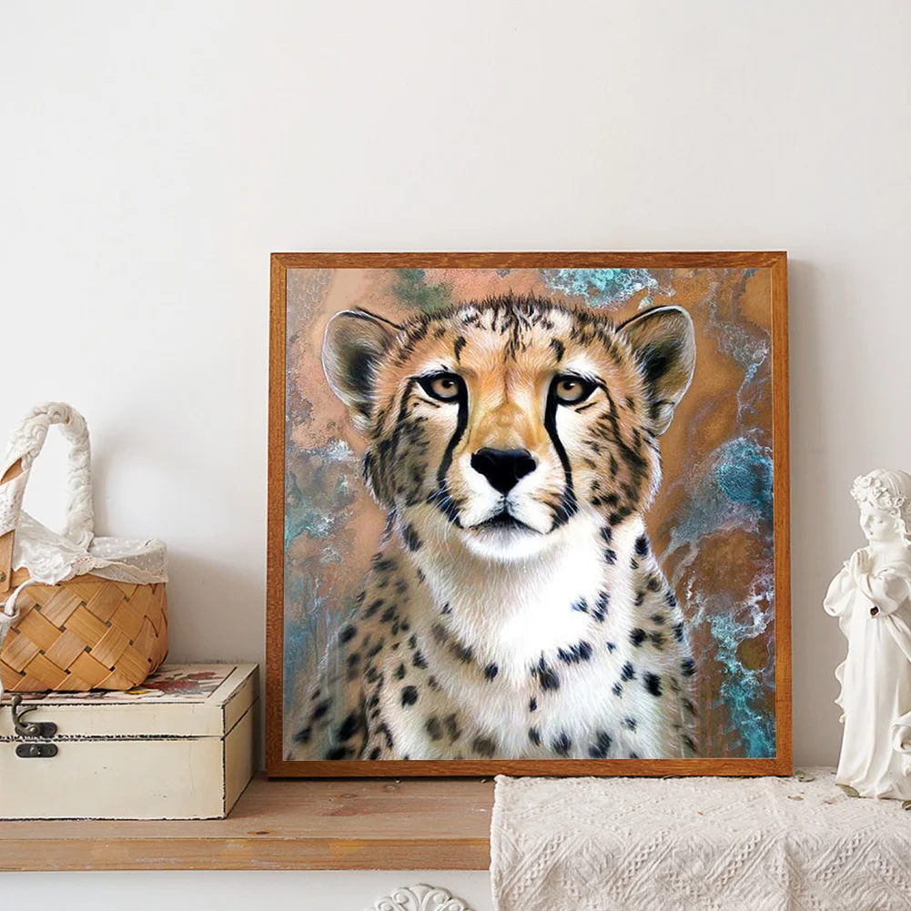 Diamond Painting - Full Round Drill - Leopard(Canvas|40*40cm)