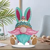 Gnome de Pâques en forme spéciale de bureau diamant art kits chambre à coucher décoration de table