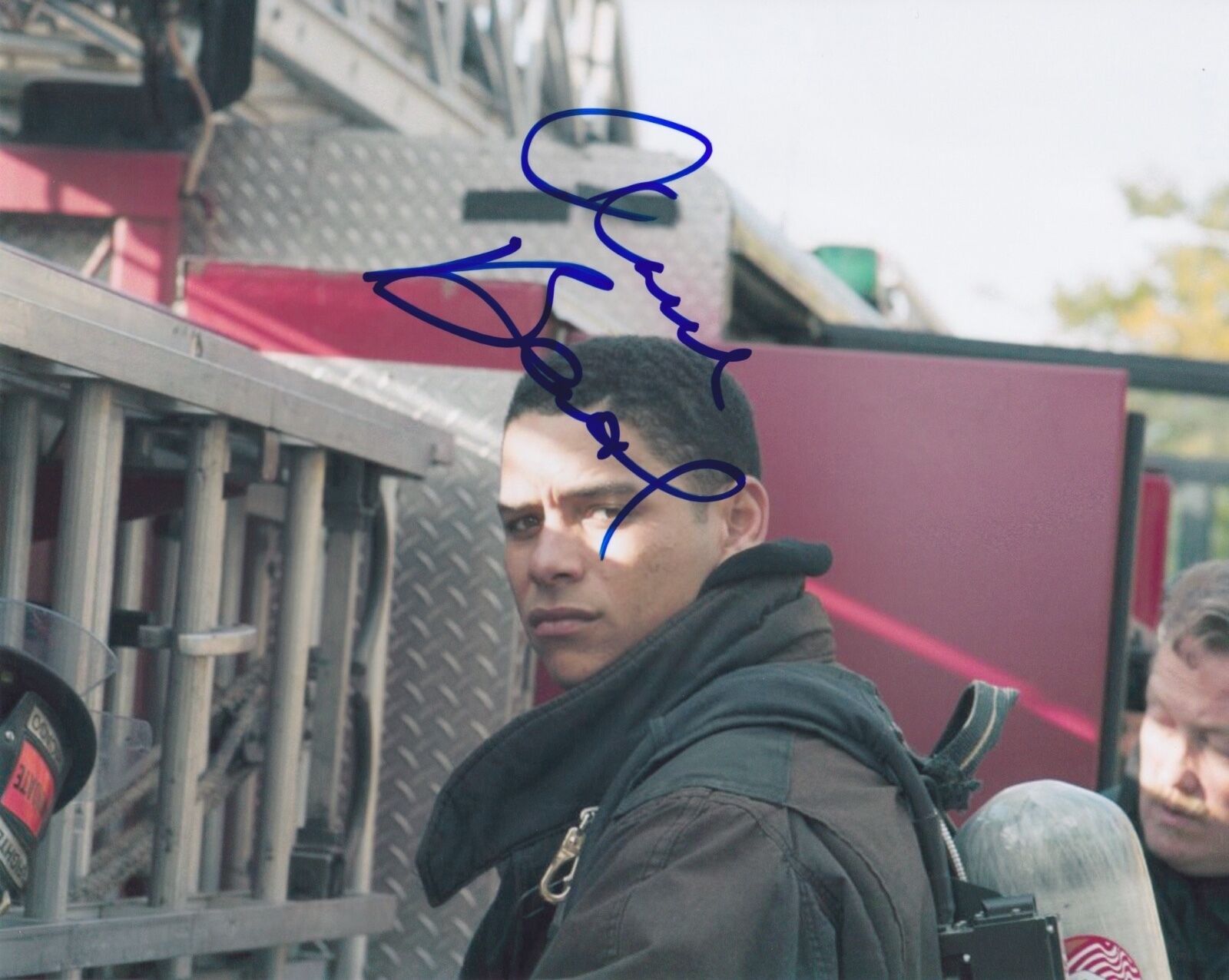 Charlie Barnett Signed Autographed 8x10 Photo Poster painting Peter Mills Chicago Fire C