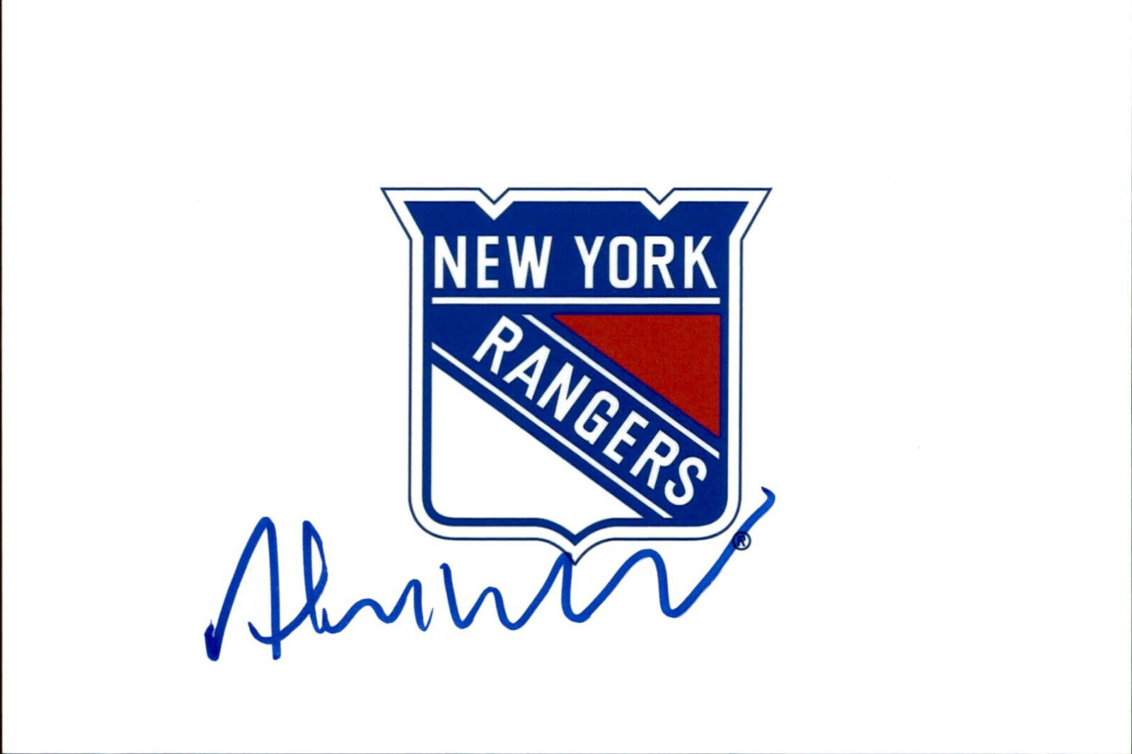 Alain Vigneault SIGNED autographed 4x6 Photo Poster painting NEW YORK RANGERS HEAD COACH