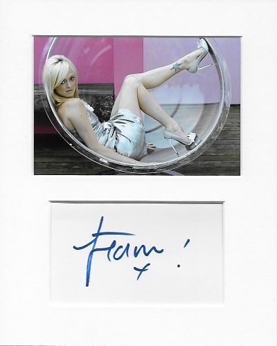 Fearne Cotton genuine authentic signed autograph mounted Photo Poster painting display AFTAL COA