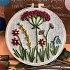 Last Day 70% OFF - Perfect Gift - Embroidery  Hoop Flower Kit for Beginner