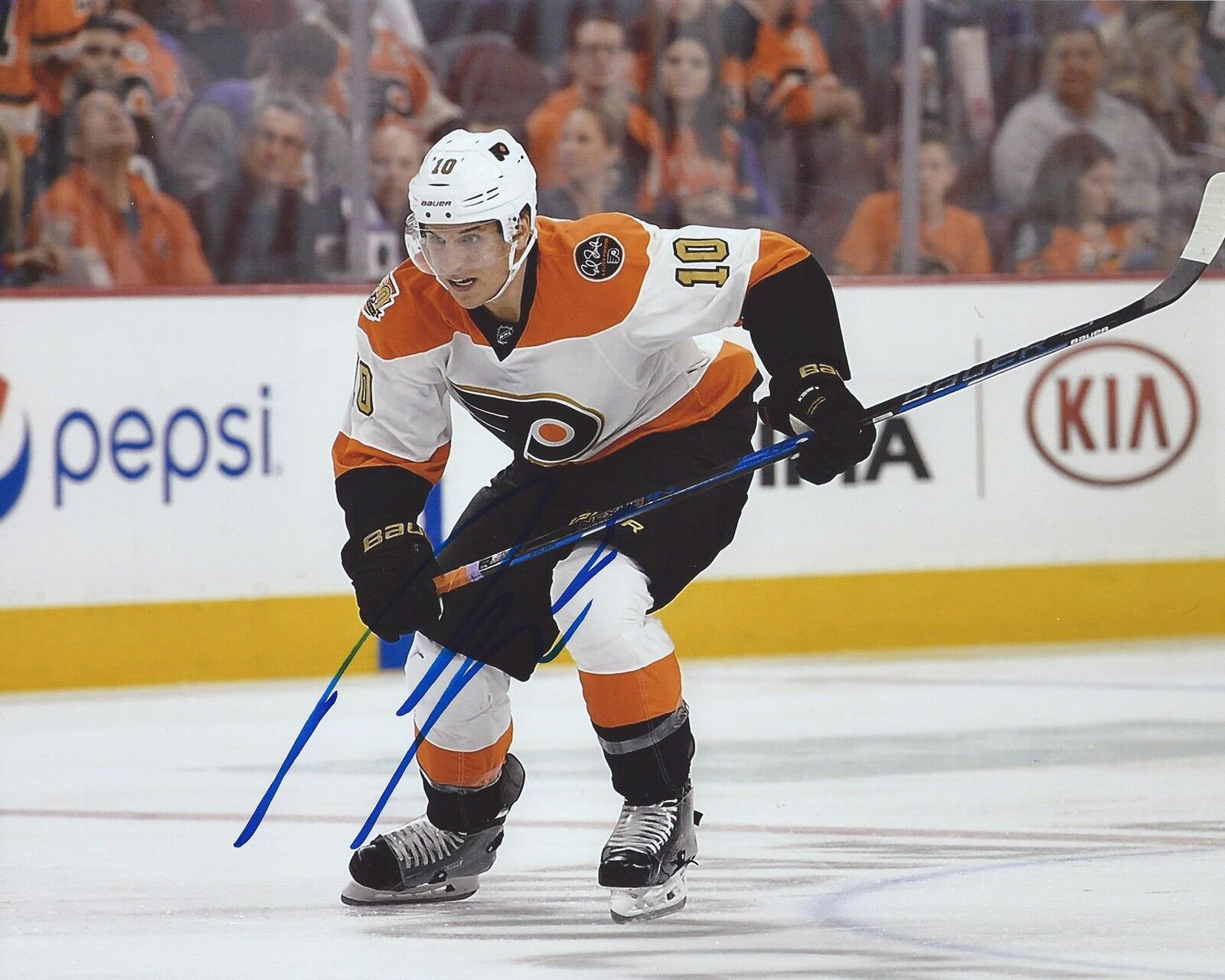 Brayden Schenn Signed 8x10 Photo Poster painting Philadelphia Flyers Autographed COA C