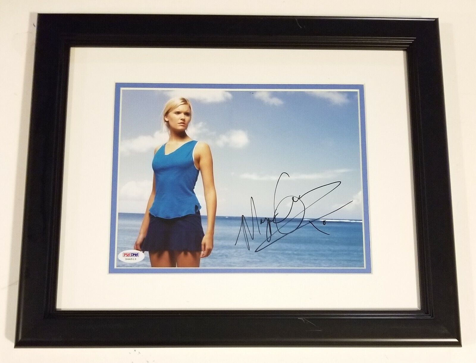 Maggie Grace REAL SIGNED Framed Photo Poster painting PSA/DNA COA Autographed Actress Lost