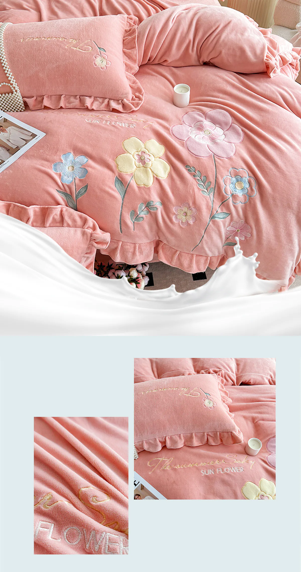 Floral-Embroidery-Matte-Milk-Velvet-Comforter-Cover-Bedding-Set23