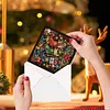 Christmas DIY Diamond Painting Greeting Cards with Envelopes