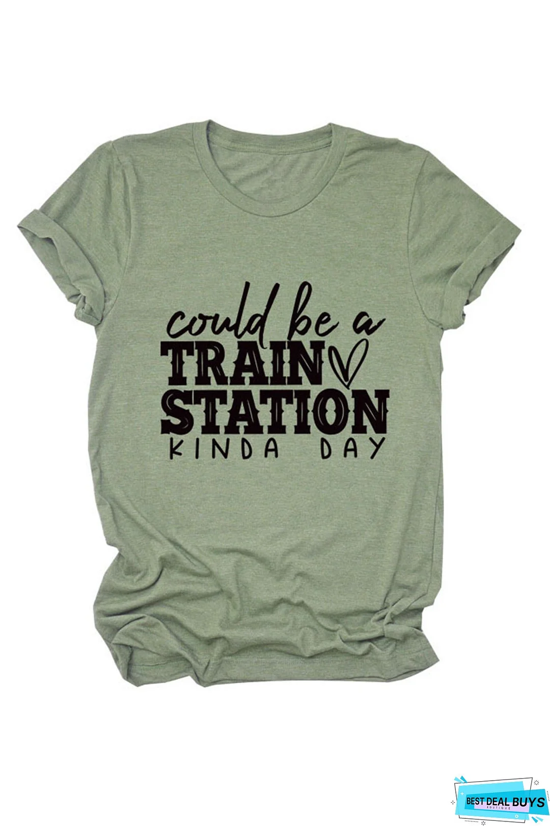 Could Be a Train Station Printed T-shirt