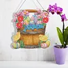 DIY Special Shaped Diamond Painting Easter Egg Bunny Festival Hanging With Lamp String Kit