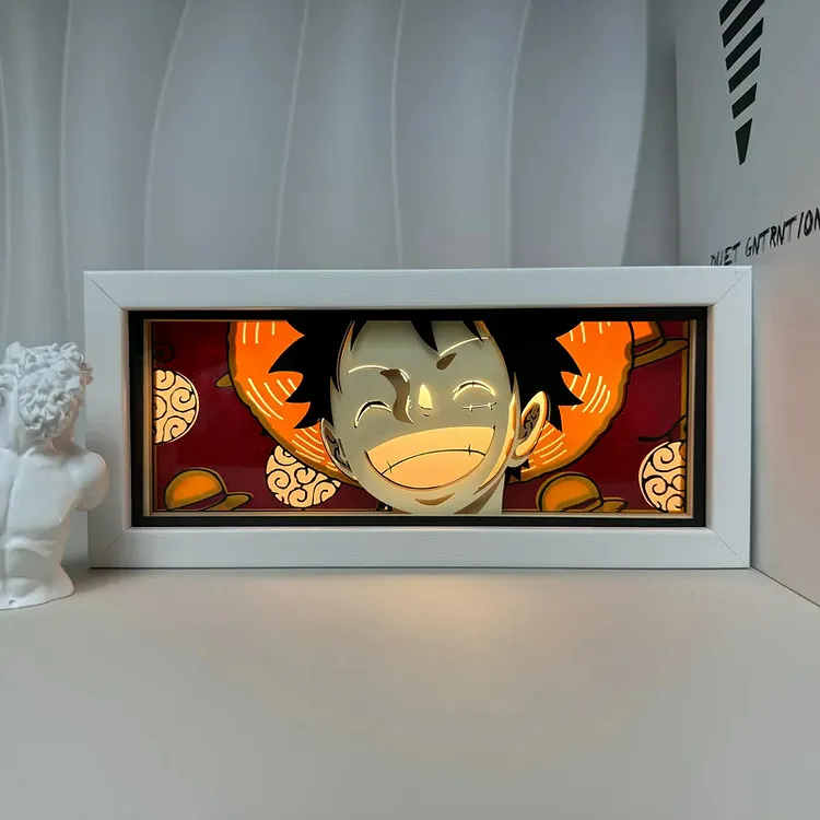 3D LED Box Light - One Piece-Monkey D. Luffy
