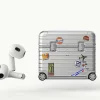 Luggage Earphone Protective Case Airpods Protective Case for Apple Airpods 1, 2, 3 & Pro [Travel Lovers] (Airpods 1 and 3 &Pro) (AirPods 1/2, Black) Multiple Colors Available