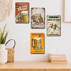 6PCS Drinks - Vintage Metal Signs Set - 20*30cm/30*40cm