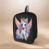 Einhorn schwarzer Rucksack - 5d DIY Basteltasche