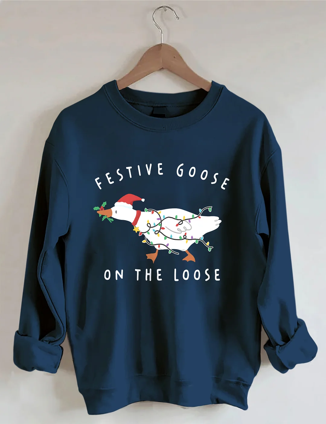 Funny Christmas Goose Sweatshirt