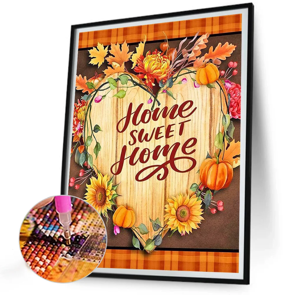 Diamond Painting - Full Round Drill - Sunflower Home(Canvas|30*40cm)