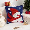 Snowman-DIY Latch Hook Rug Pillowcase Kits 43*43cm tapestrymarket