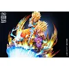 1/6 Scale Father-Son Kamehameha with LED - Dragon Ball Resin Statue - Unlimited Studios