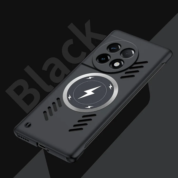 Frameless flash electromagnetic mobile phone case suitable for OnePlus