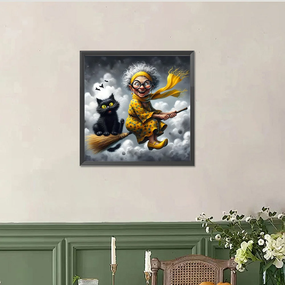 Diamond Painting - Full Round Drill - Grandma(Canvas|40*40cm)