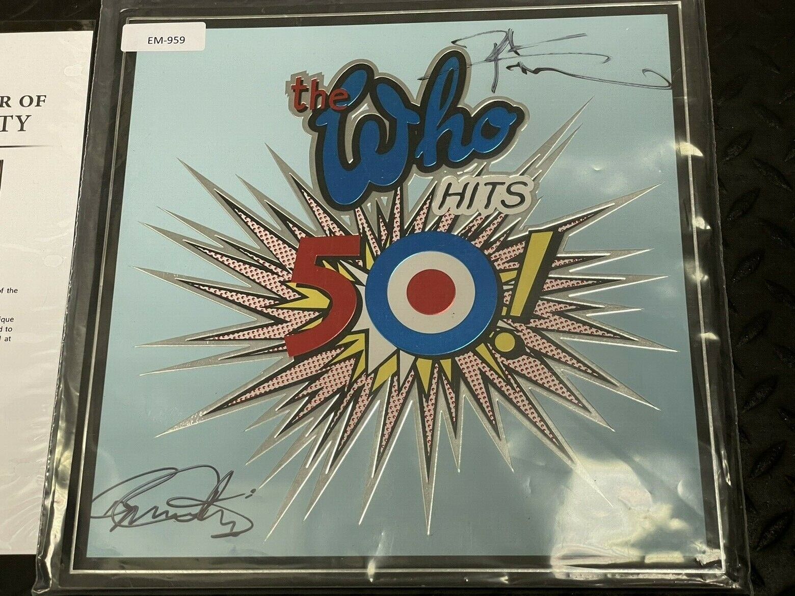 The Who Hits 50! Tour Program signed by Roger Daltrey & Pete Townshend BAS LOA