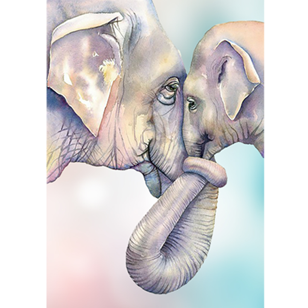 

Elephant - Round Drill Diamond Painting - 30*40CM, 501 Original