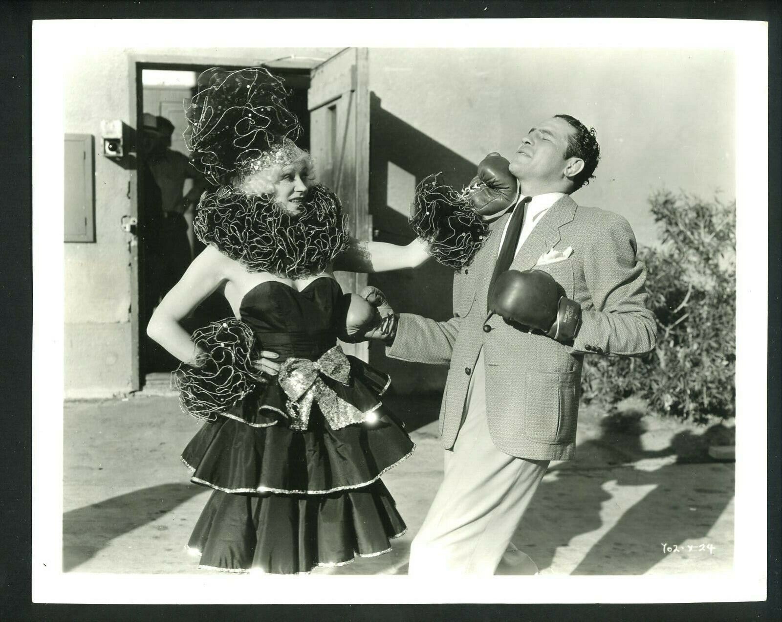 Boxer Max Baer & Alice Brady Prizefighter and the Lady 1933 Type 1 Press Photo Poster painting