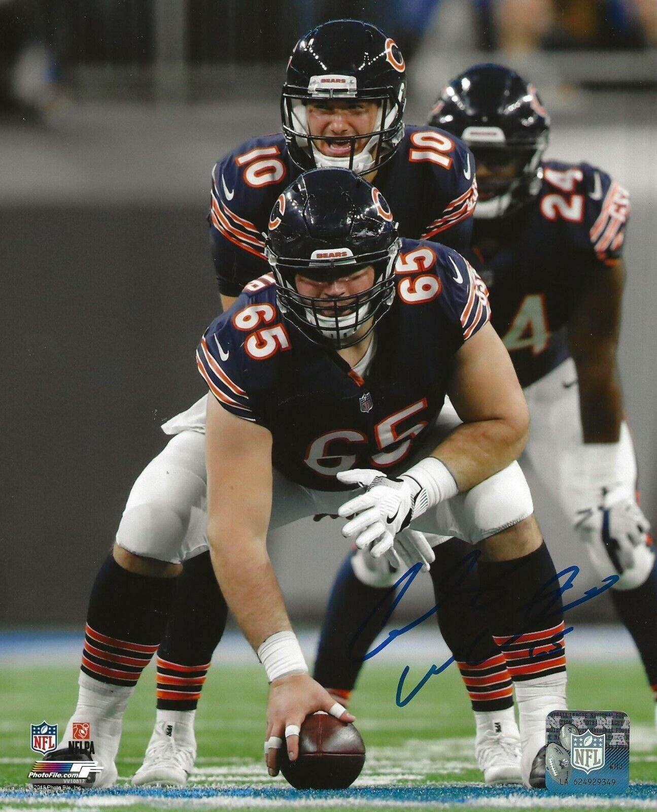 Cody Whitehair signed Chicago Bears 8x10 Photo Poster painting autographed #2