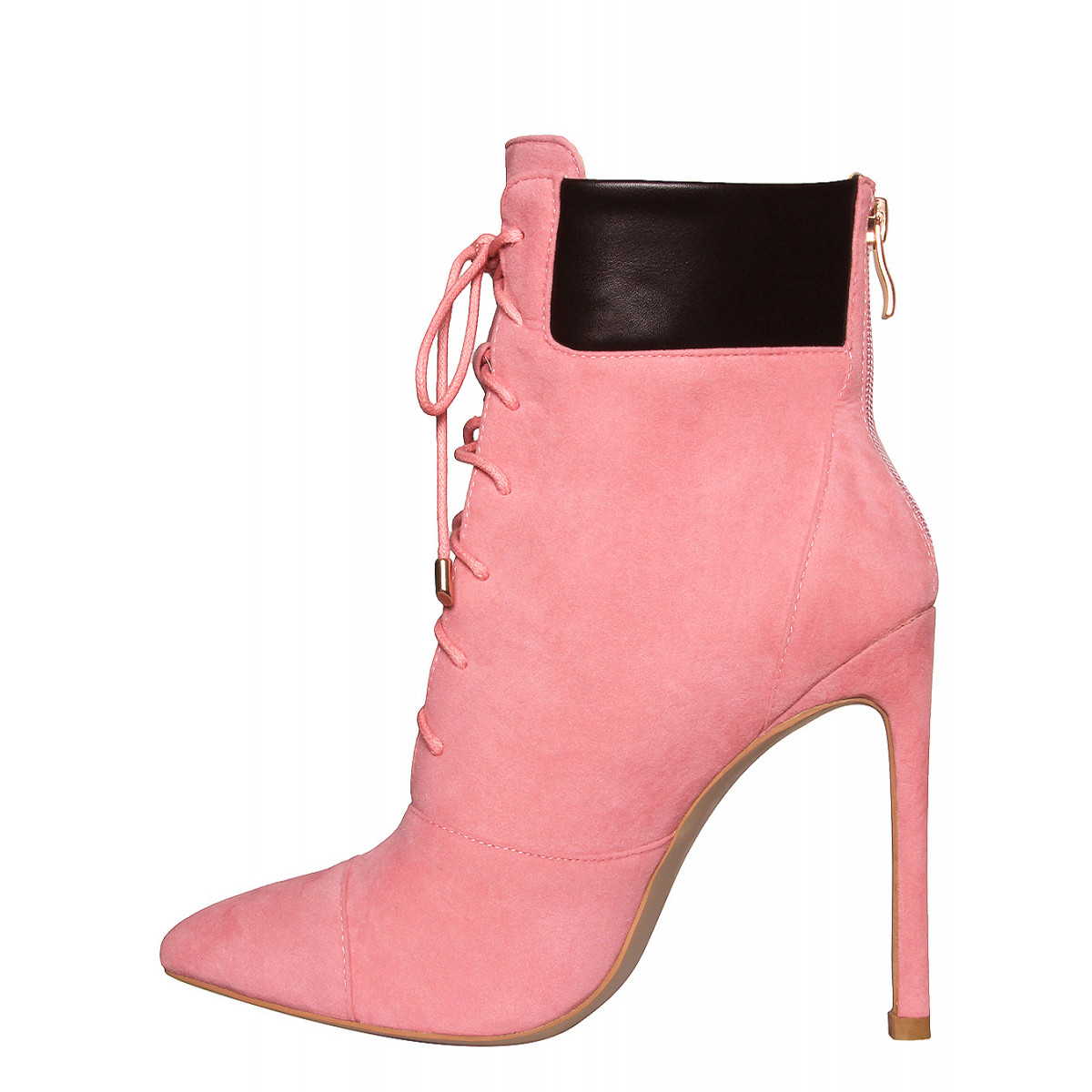 GOOSHOE Orange Peep Toe Platform Ankle Strap Pumps with High Heels