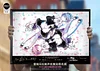 Decorative Paint of Original series Voice Actor's Signatures Rem & Ram - Re:Starting Life From Zero in a Different World Decorative Painting - Mystical Art Studios [In Stock]