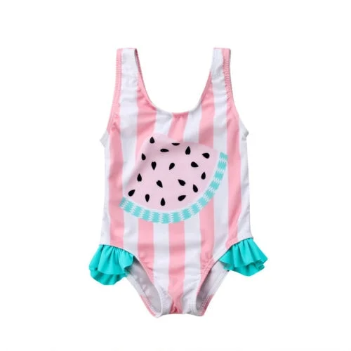 HOT Cute Toddler Baby Girls Watermelon Swimsuit Swimwear Swimming One-piece Suits Bikini