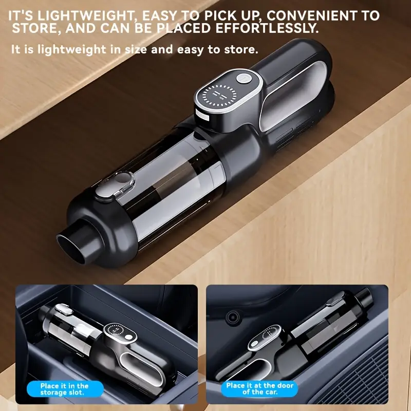 car vacuum cleaner with super powerful suction rechargeable handheld large power cordless vacuum suitable for home and Product details 2