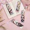 4Pcs Cherry Blossom Cats DIY Diamond Painting Bookmark with Crystal Pendants Diamond Painting Art Bookmarks Special Shape for DIY Making Beginners Adult Arts Craft Supplies
