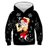 Kid Boy Girl Christmas Hoodies 3D Printed Long Sleeve Hoodies
