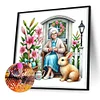 Diamond Painting -DIY Full Round Drill Easter Grandma