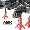 AMK Brass Axle Case Rear Diff Housing, LCG Brass Counter Weight Axle Housing for 1/10 RC Crawler Car TRX4 TRX6 Upgrade Parts
