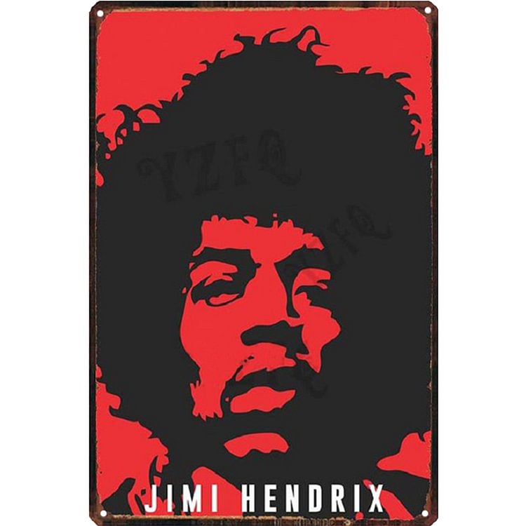 【20*30cm/30*40cm】James Marshall Hendrix - Vintage Tin Signs/Wooden Signs