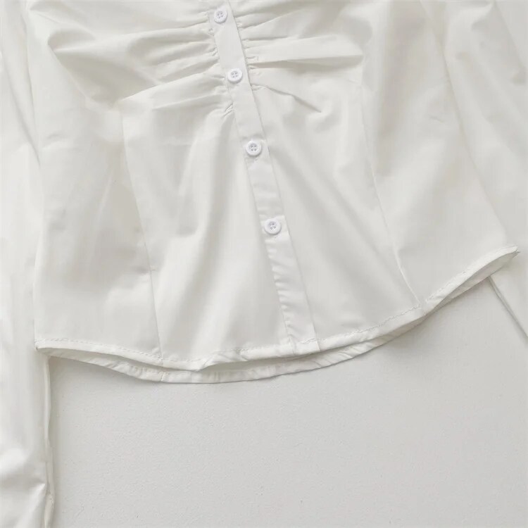 Y2K 3 Piece Set Women Cropped Coat + Long Sleeve Shirt + High Waist Halter Ruffles Mini Dress Korean Chic Fashion Sexy Outfits