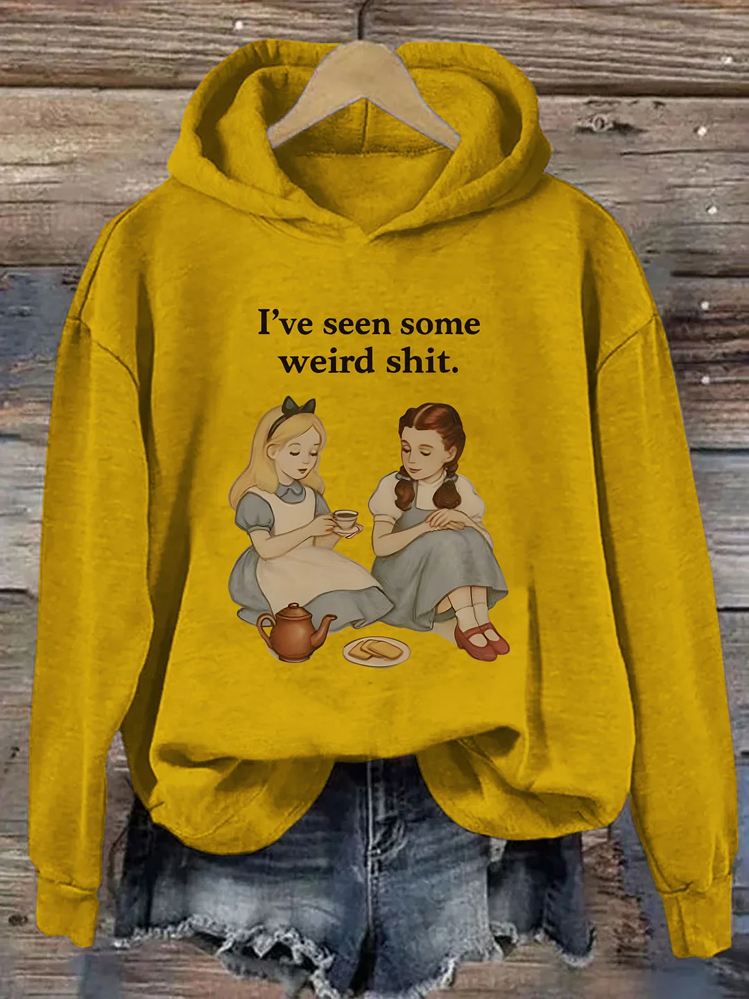 Vintage Girls Funny Hoodie