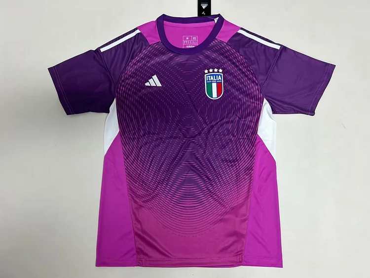 2025 Italy goalkeeper purple jersey