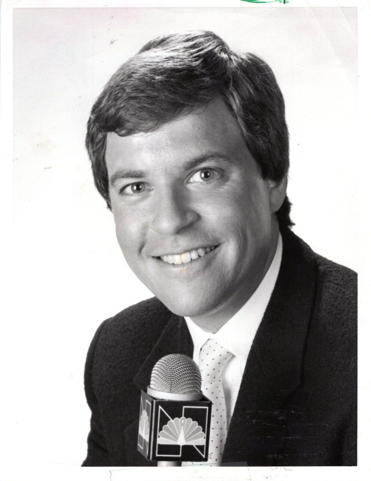 BOB COSTAS Sportscaster NBC Sports Vintage 7x9 Promo Press News Photo Poster painting 1985