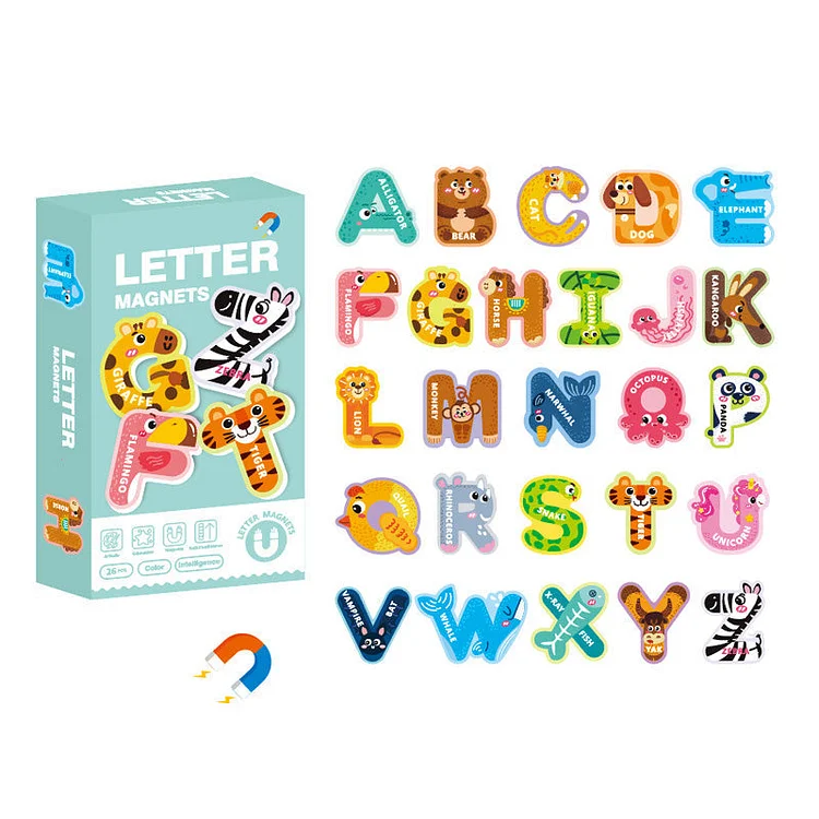 Magnetic Letters And Numbers - Kids Learning Toys