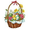 5D DIY Partial Special Shaped Drill Diamond Painting Easter Egg Basket 30x40cm