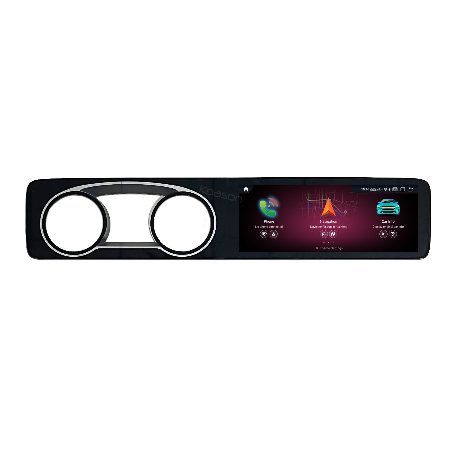 KOASON 12.3inch Dual Screen Android Touch Screen For Mercedes Benz E Class W213 Whole Display Extend to Dashboard