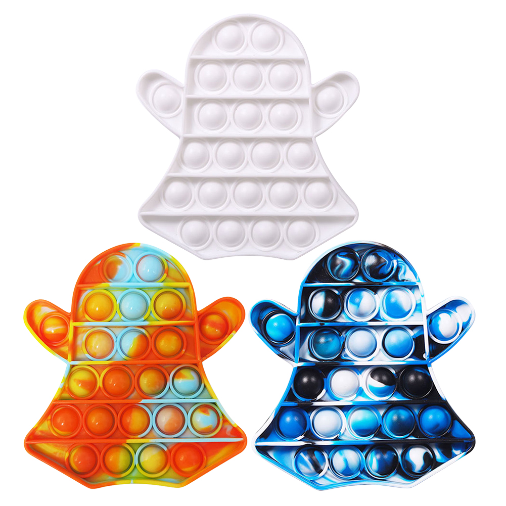 

Halloween Ghost Silicone Push Bubble Fingertip Toys Decompression Crafts, 501 Original