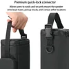 Portable Speaker Bag Fit for Turtlebox Ranger Speaker Storage Sleeve Pouch Water Resistant with Detachable Handle &Zipper Pocket