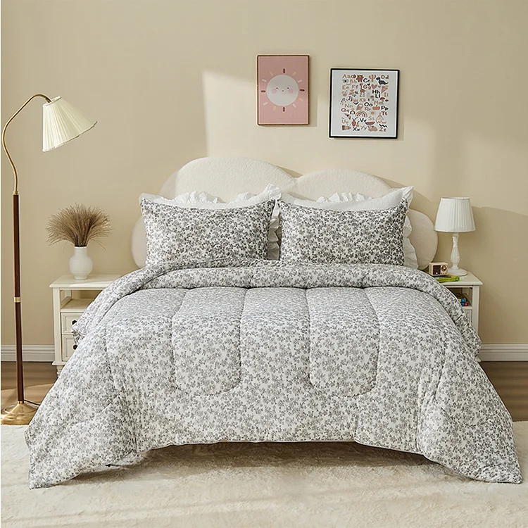 Bestier Sorona Plant-Based Comforter Set - Soft Down Alternative Duvet Insert, Breathable All Season Bedding, OEKO-TEX