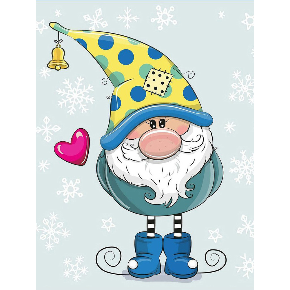 

30*40CM - Square Drill Diamond Painting - Cartoon Gnome, 501 Original