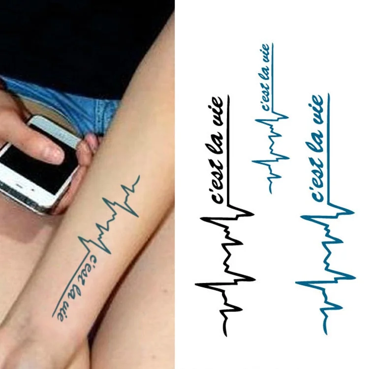 Waterproof Temporary Tattoo Stickers Chinese Character Win Every Exam Small Size Tatto Flash Tatoo Fake Tattoos for Man Women